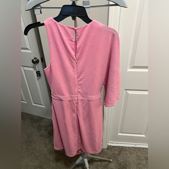 BCBGENERATION Pink One-Shoulder Mini Dress Size 4 (XS) NWT - Picture 10 of 14